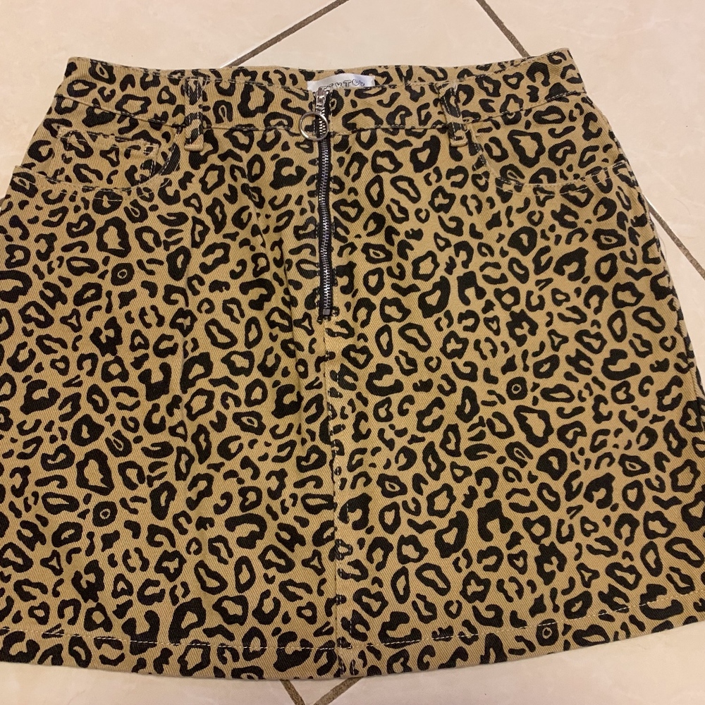 tik Tok non stretch denim skirt